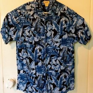 PANAMA JACK Size L Aloha Hawaiian Print Surfboard
